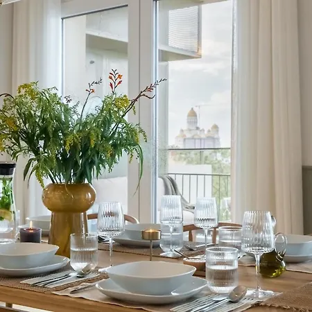 Stunning Park View I 40sqm Terrace L 3bdr L 140sqm Apartmán Bukurešť
